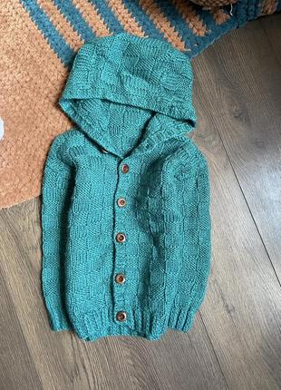 Вязаная кофта свитер 2-3 года