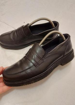 Кожаные брендовые туфли sioux р. 42 (27 см)2 фото
