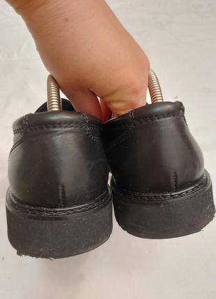 Кожаные брендовые туфли sioux р. 42 (27 см)9 фото