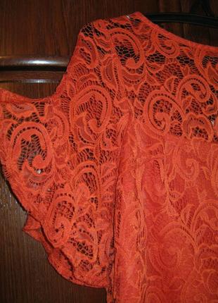 Кружевная блуза dorothy perkins, размер 16/44, новая с этикеткой3 фото