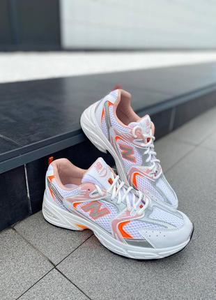 Кроссовки new balance 530 silver peach white a+