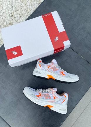 Кроссовки new balance 530 silver peach white a+10 фото