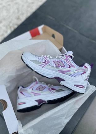 Кроссовки new balance 530 purple white a+