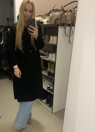 Идеальное плотное шерстяное пальто от бренда zara3 фото