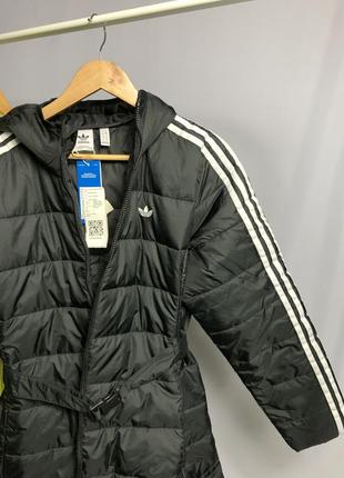 Пальто пуховик adidas новый оригинал premium hk5253 черный slim fit5 фото