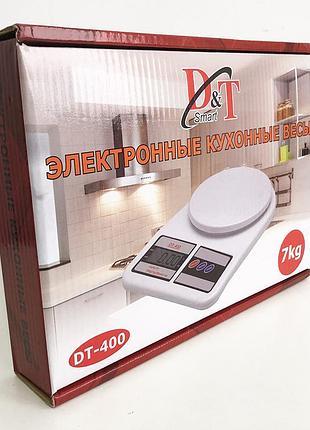 Одны из лучших электронных кухонных весов domotec с lcd дисплеем белые до 10 кг