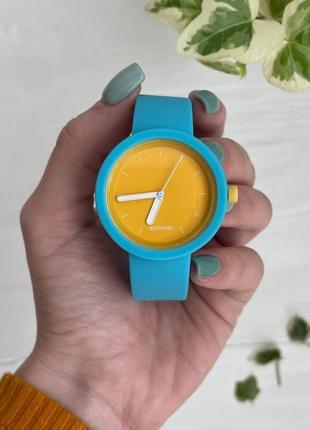 Женские силиконовые часы-конструктор actimer, голубой ремешок, україна