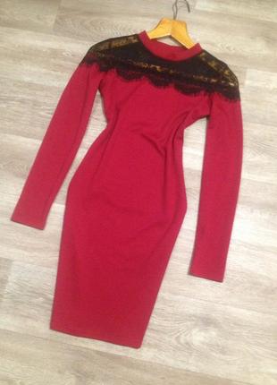 Плаття футляр міні "міді" олівець xs-s