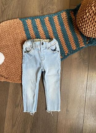 Брюки джинсы светлые denim размер 2-3 р