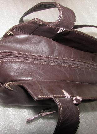 Практичная сумка 100% натуральная кожа~radley~7 фото