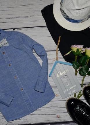 3 роки 98 см дуже модна фірмова натуральна сорочка для хлопчика next некст