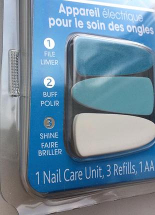 Набор для шлифования и полировки ногтей electronic nail care system {сша}2 фото