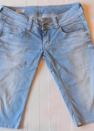 Pepe jeans-жен.джинсовые капри бриджи  р.333 фото