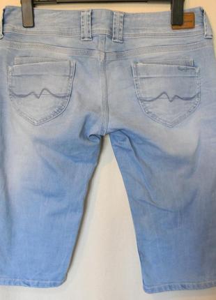 Pepe jeans-жен.джинсовые капри бриджи  р.332 фото