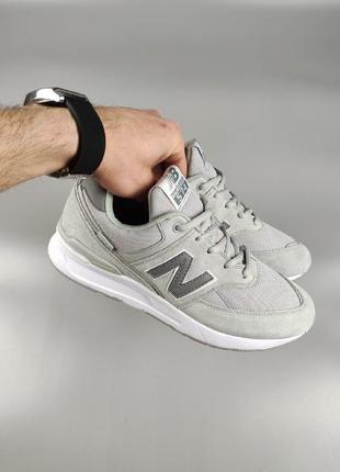 Чоловічі кросівки new balance 574 sport light gray4 фото