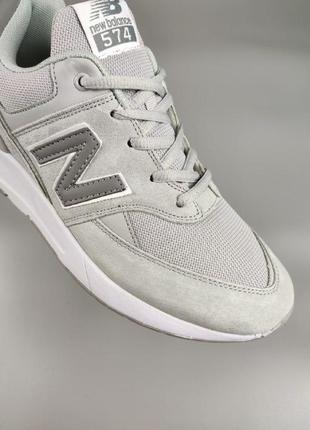 Мужские кроссовки new balance 574 sport light gray3 фото