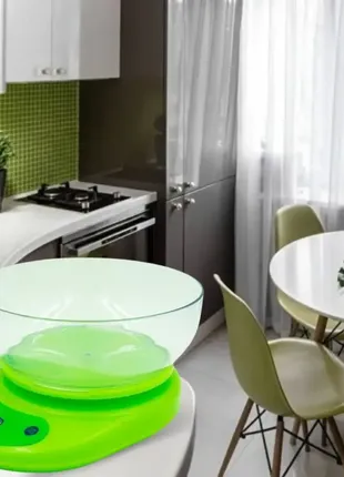 Кухонные электронные весы с чашей rainberg весят до 7 кг