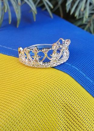 Кольцо корона из серебра5 фото