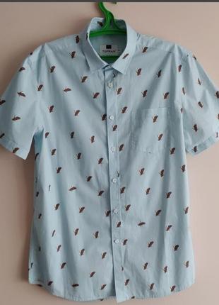 Чоловіча сорочка з короткими рукавами