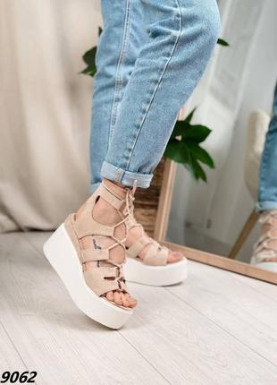 ❤️ шикарные босоножки на танкетке