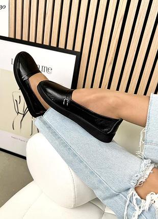 ❤️ шикарные кожаные мокасины лоферы