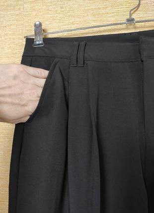 Чорні брюки штани кюлоті3 фото