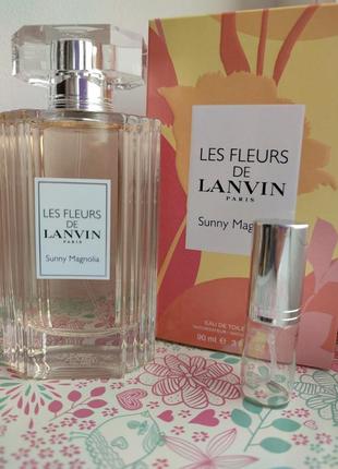 Распив! 1мл lanvin les fleurs de lanvin sunny magnolia2 фото