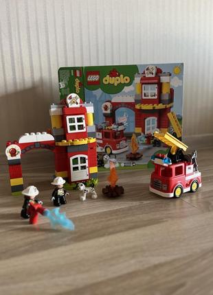 Лего дупло, lego duplo пожарная часть1 фото