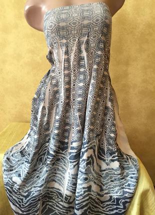 Очень красивый сарафан с открытыми плечами/платье w