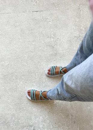 Кожаные босоножки сандалии из натуральной кожи лежаные босоножки сандалии натуральная кожа4 фото