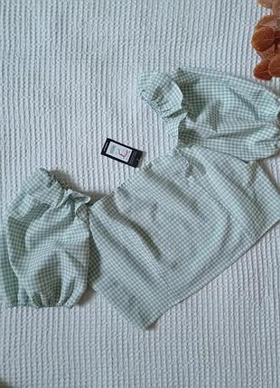 Топ/блузка в клетку new look