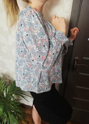 Брендовая шикарная блуза с широкими рукавами на плечи new  look6 фото