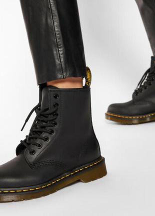 Черевики жіночі dr. martens 1460 black nappa, 11822002   оригінал