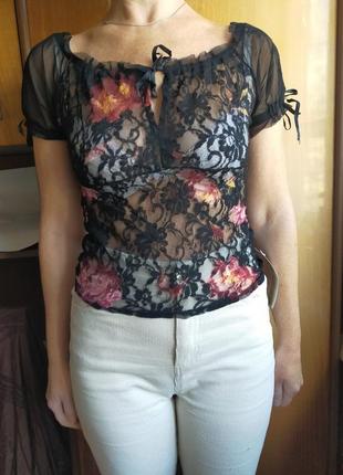 Блуза женская гипюр продаю1 фото