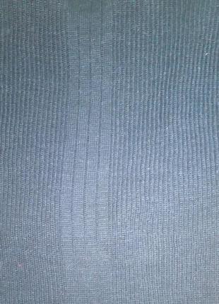 Стильна базова сукня гольф обтягуюча в'язана шерсть 30% темно синя sewel6 фото