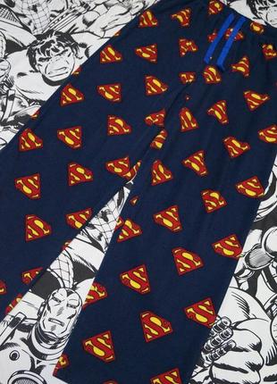 Флісові піжамні штани з логотипом superman dc comic4 фото