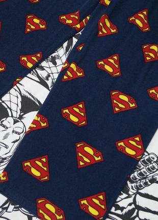 Флісові піжамні штани з логотипом superman dc comic6 фото