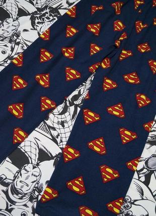 Флісові піжамні штани з логотипом superman dc comic5 фото