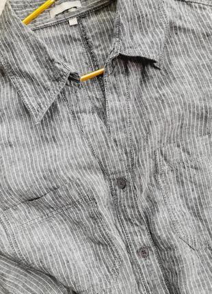 Длинная натуральная рубаха туника из льна4 фото
