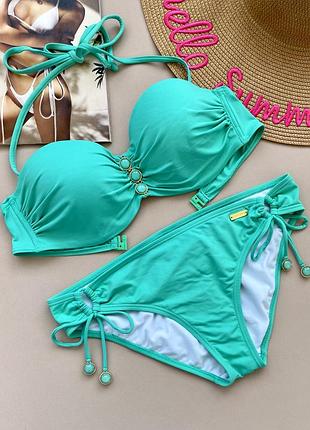 Роздільний купальник бандо на кісточках