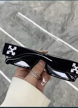 Окуляри off white чорні 🖤, окуляри сонцезахисні 2024 унісекс