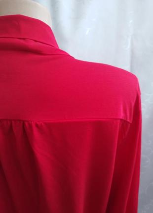 Брендова віскозна блуза блузка великого розміру8 фото