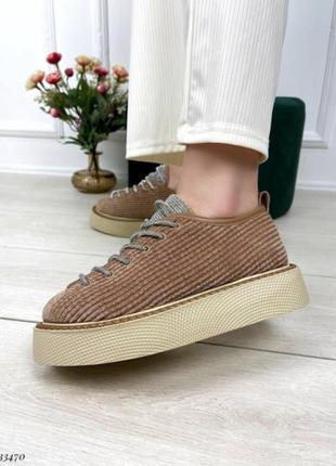 Кеди з камінням вельвет👟👟4 фото