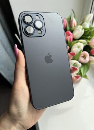 Чохол скляний матовий iphone 13 pro max