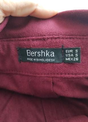 Спідниця bershka s штучний замш.3 фото