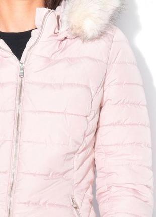 Новое пальто от tally weijl. утепленное в верхней части приятным на ощупь материалом.5 фото