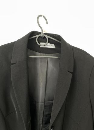 Піджак  жіночий розпродаж жакет чорний класика довгий рукав розмір m/l5 фото