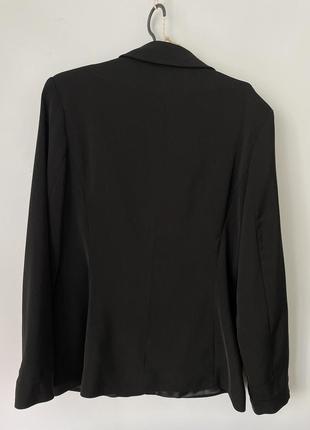 Піджак  жіночий розпродаж жакет чорний класика довгий рукав розмір m/l9 фото
