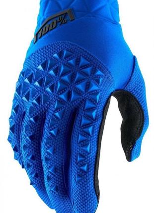 Перчатки ride 100% airmatic glove (blue), l (10)