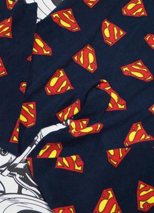 Флісова піжама кигуруми з логотипами супермена superman5 фото